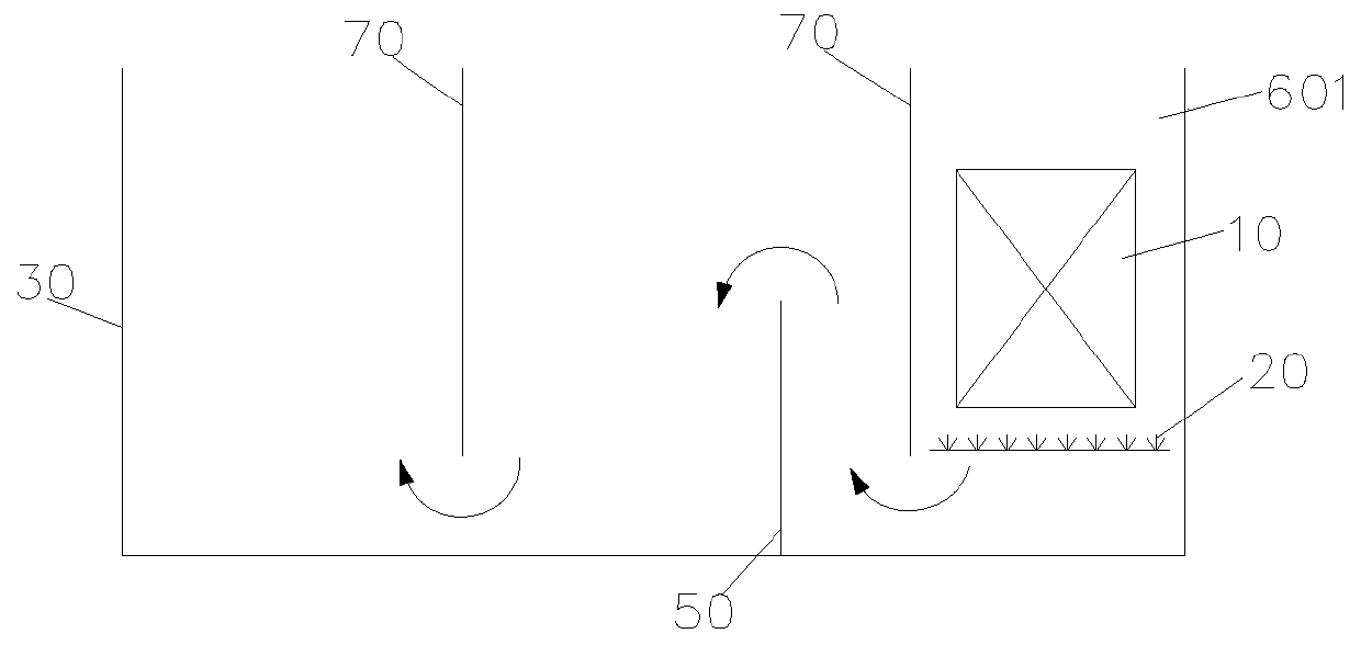 Low-dissolved-oxygen biochemical reaction system and process thereof