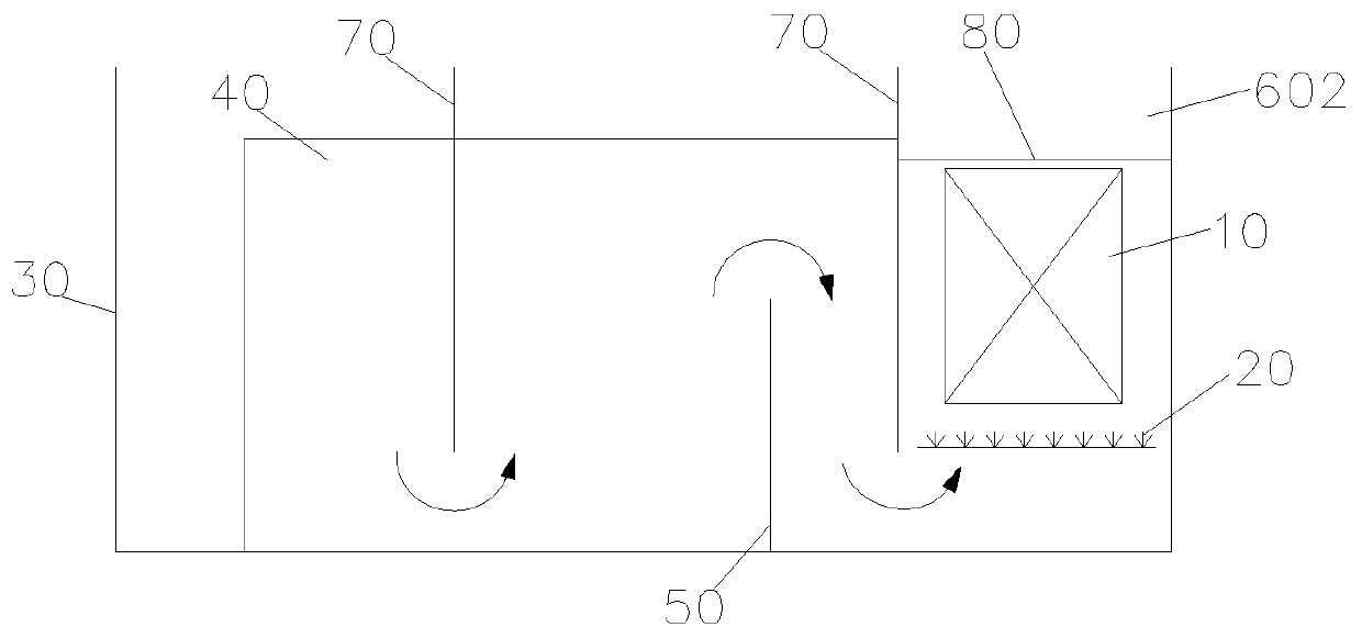 Low-dissolved-oxygen biochemical reaction system and process thereof