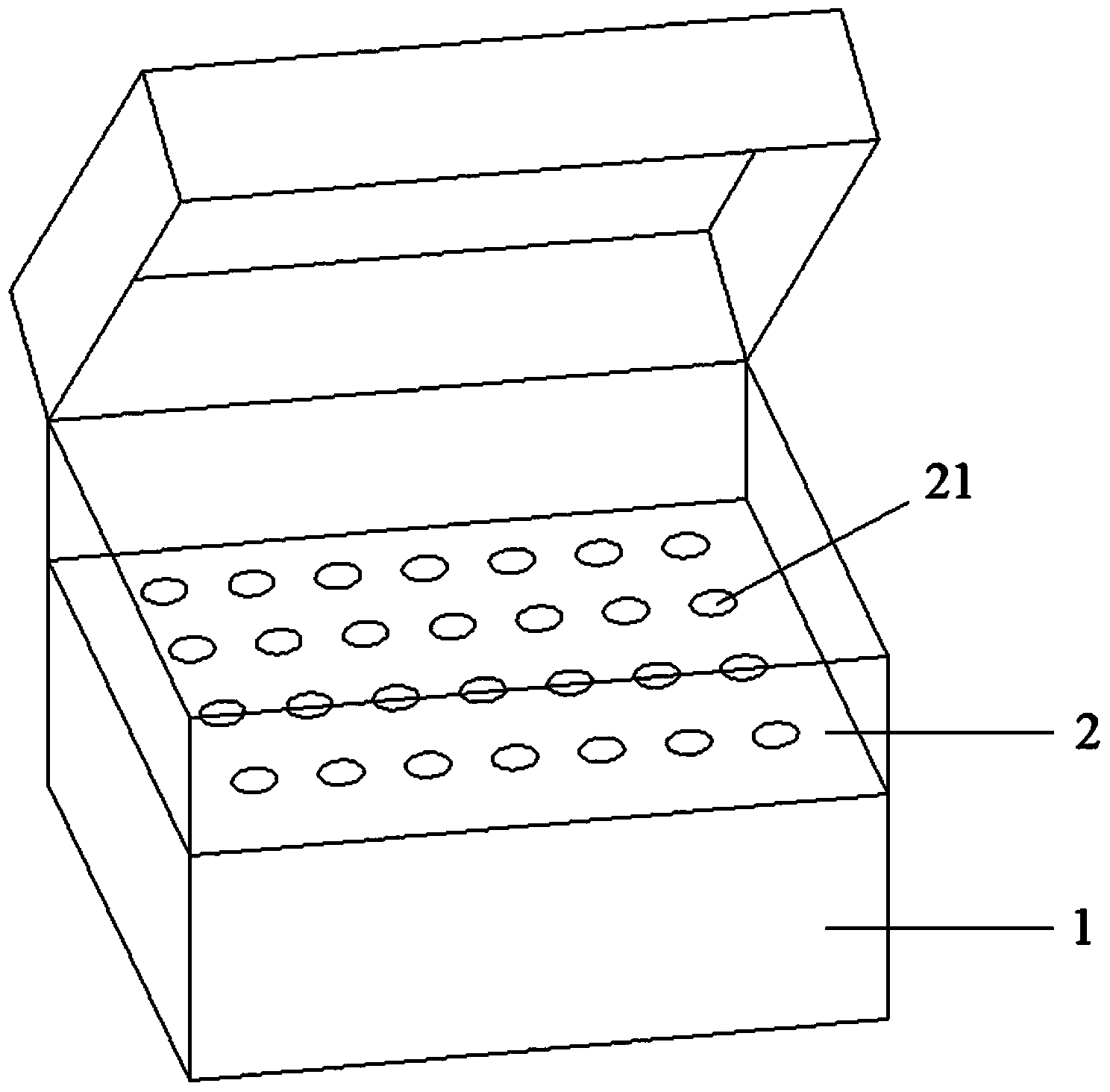 Blueberry tissue cultured seedling liquid rooting method and special culturing container