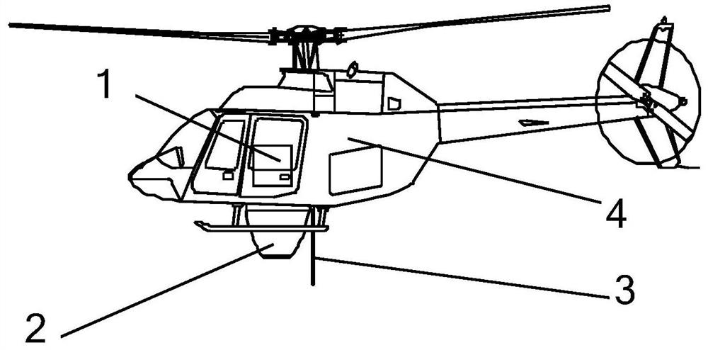 Retractable light self-suction aviation fire extinguishing device and use method