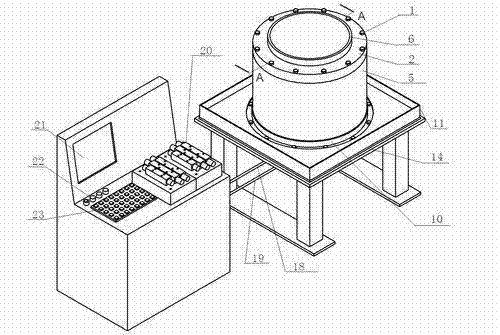 Nuclear main pump stator shield sleeve zero-clearance plasticity attachment precision assembly device