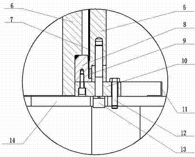 Nuclear main pump stator shield sleeve zero-clearance plasticity attachment precision assembly device