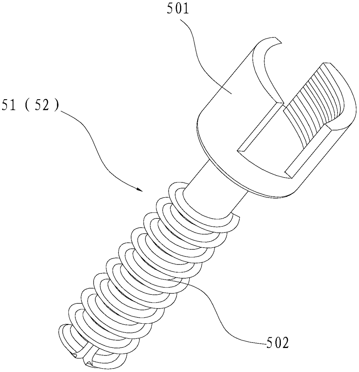 A screw plate system for posterior fixation of the axis