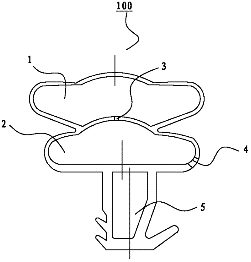 Inside door gasket for refrigerator and refrigerator with same