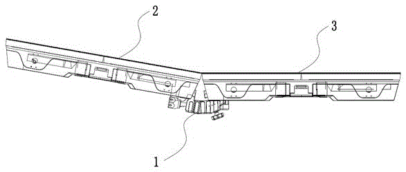 LED (Light-Emitting Diode) display screen assembling component and arc-shaped LED display screen