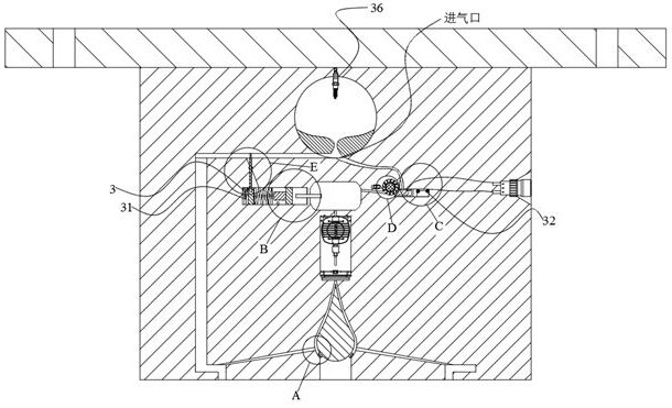 An automatic alarm device with fire smoke detection function