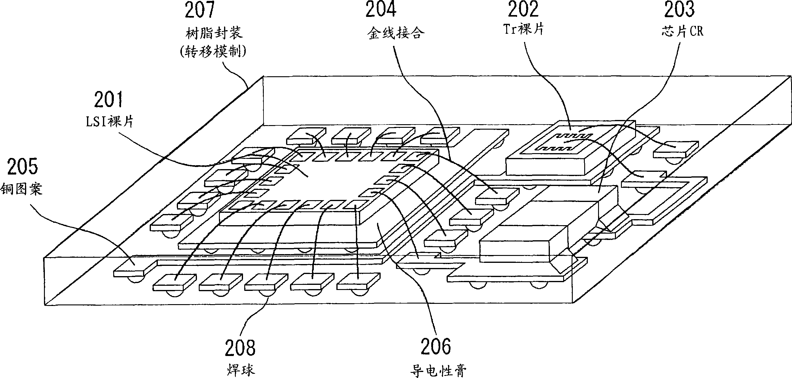 Semiconductor module including circuit device and insulating film, method for manufacturing same, and application of same