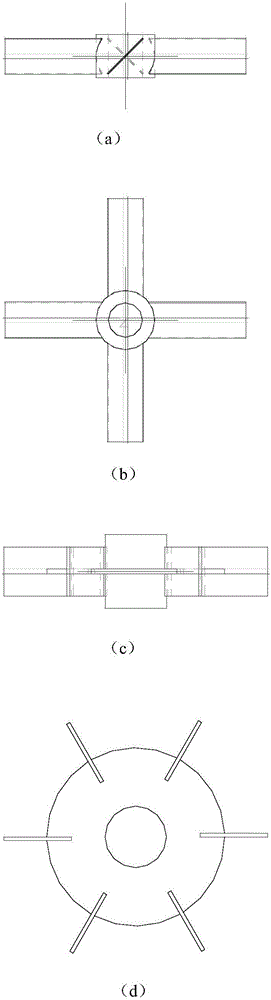 Coaxial different-speed combined paddle reactor