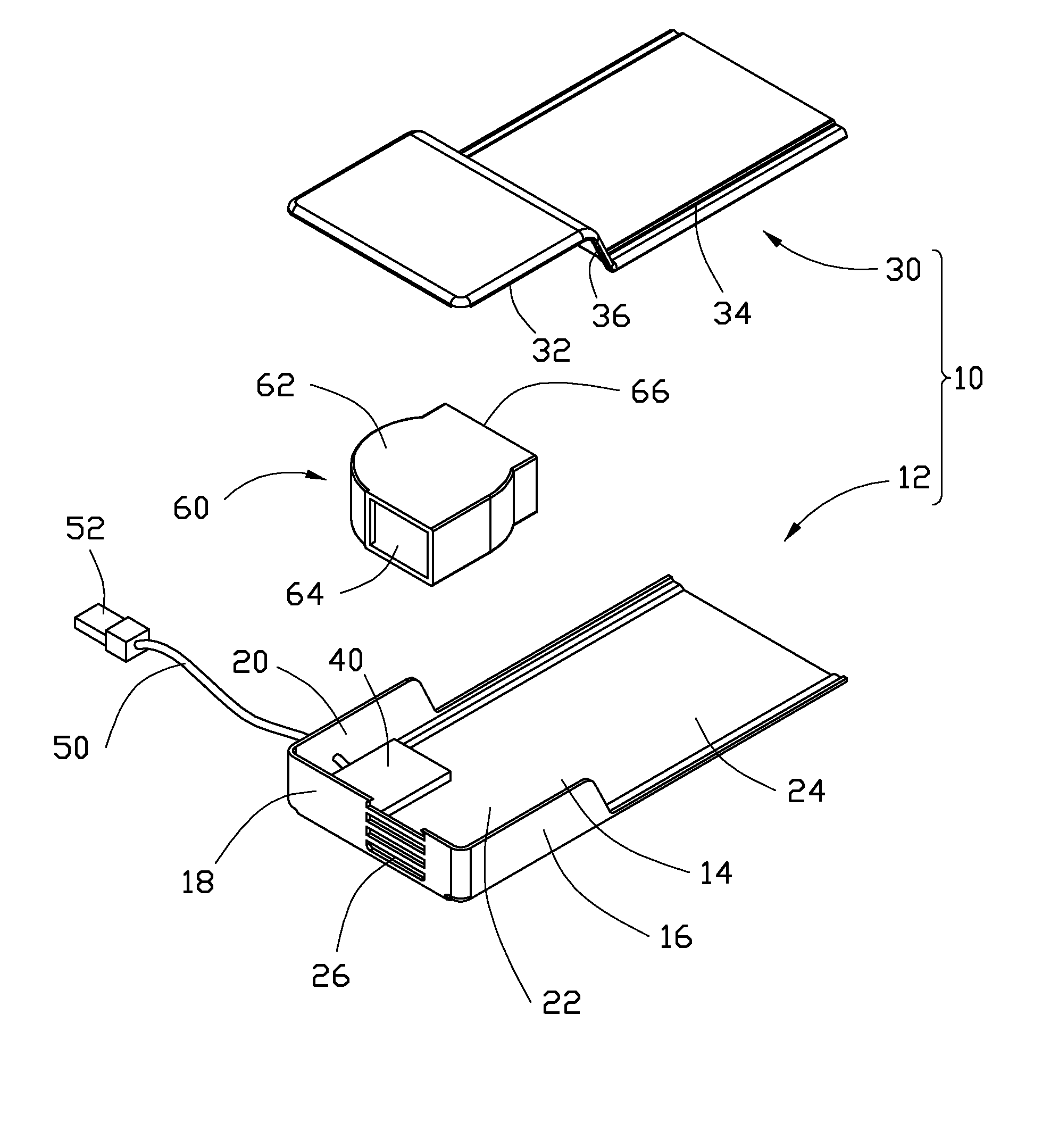 External heat dissipation device