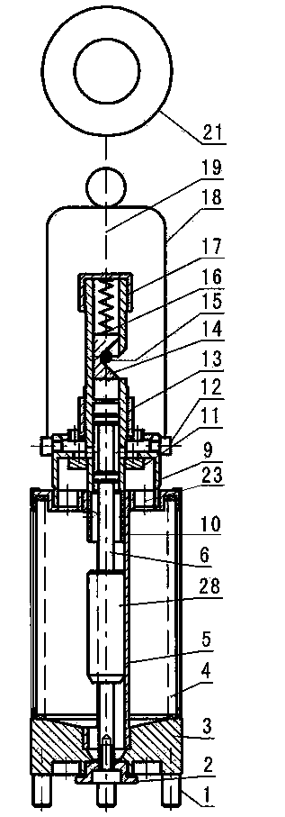 Petroleum liquid transparent glass sampler and sampling method thereof