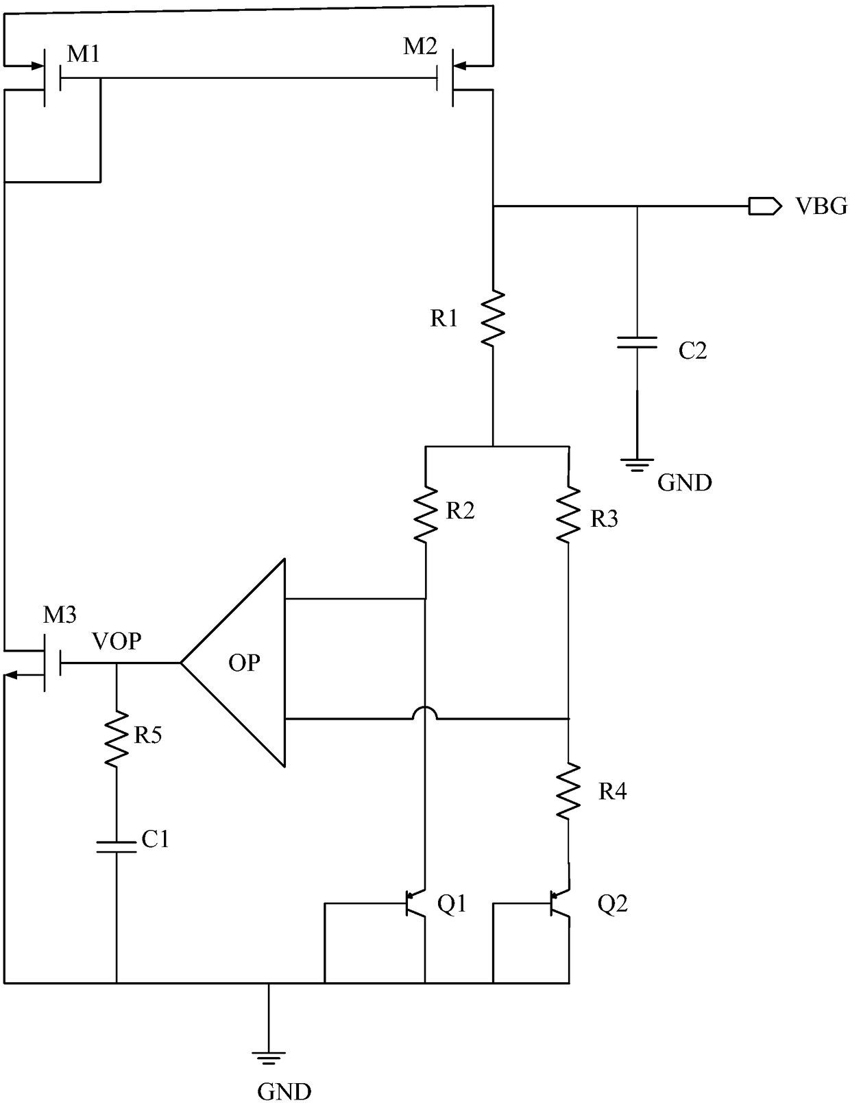 Band gap reference voltage source and electronic equipment