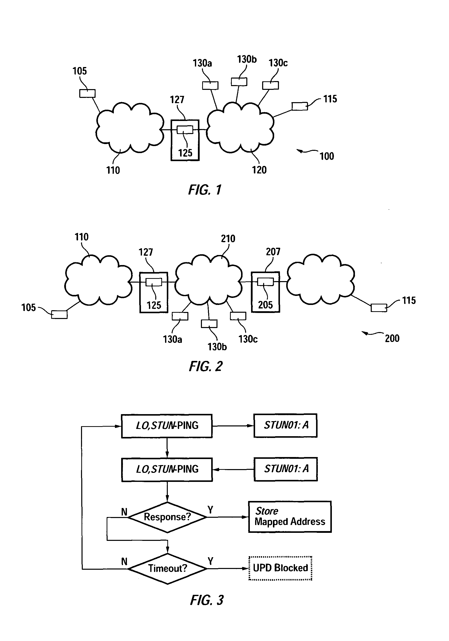 Method and apparatus for packet traversal of a network address translation device