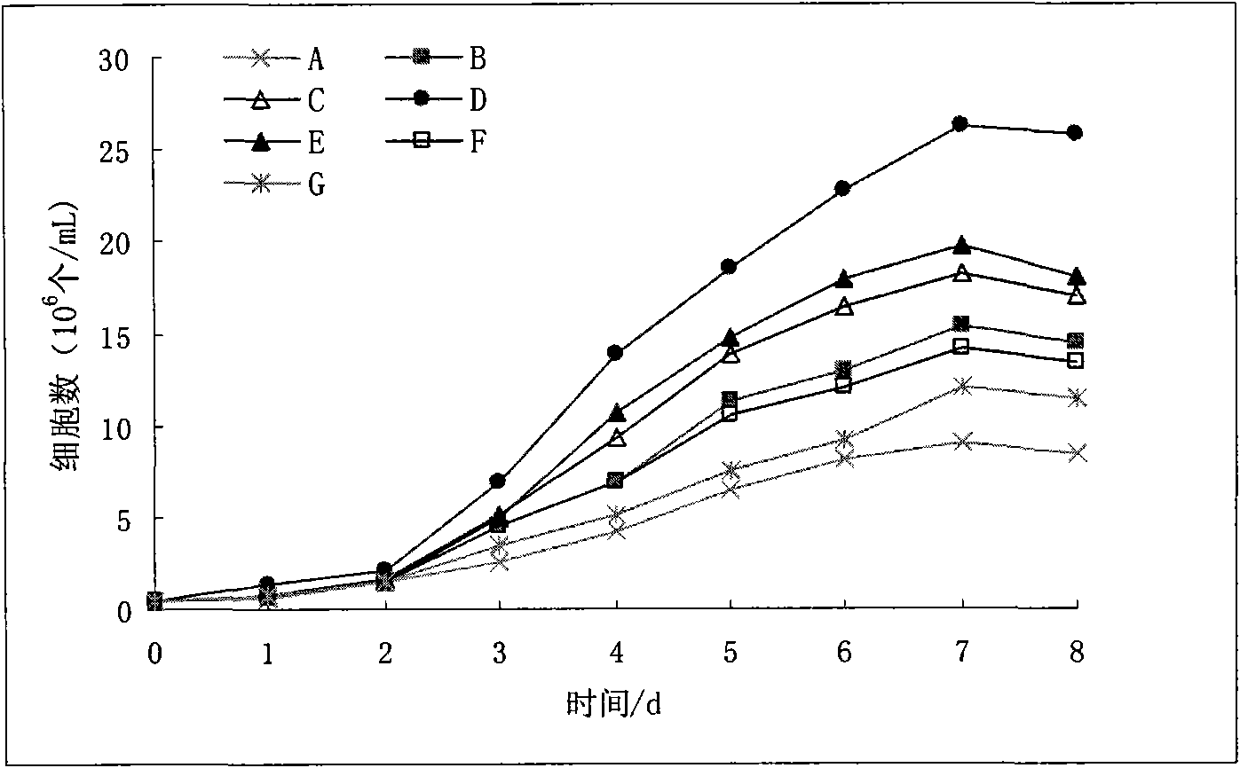 Culture medium of euglena gracilis and open type high-density culture method