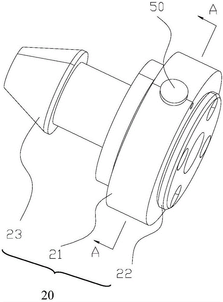 Fixing fixture for tin fillet scroll