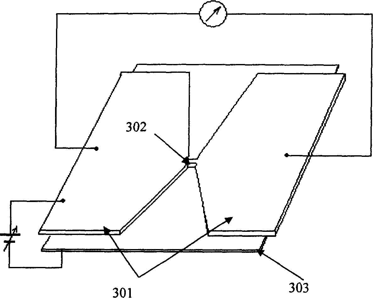 On-line testing and analyzing device and method for microelectromechanical system component material parameter