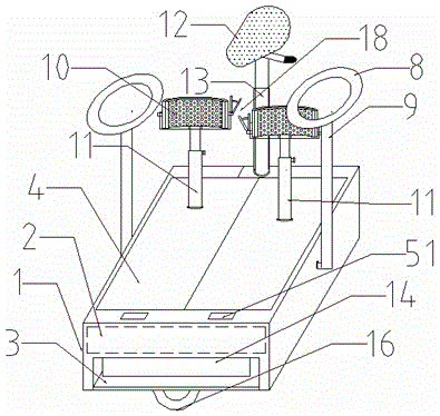 Monitoring and correcting device for patients with hemiplegia