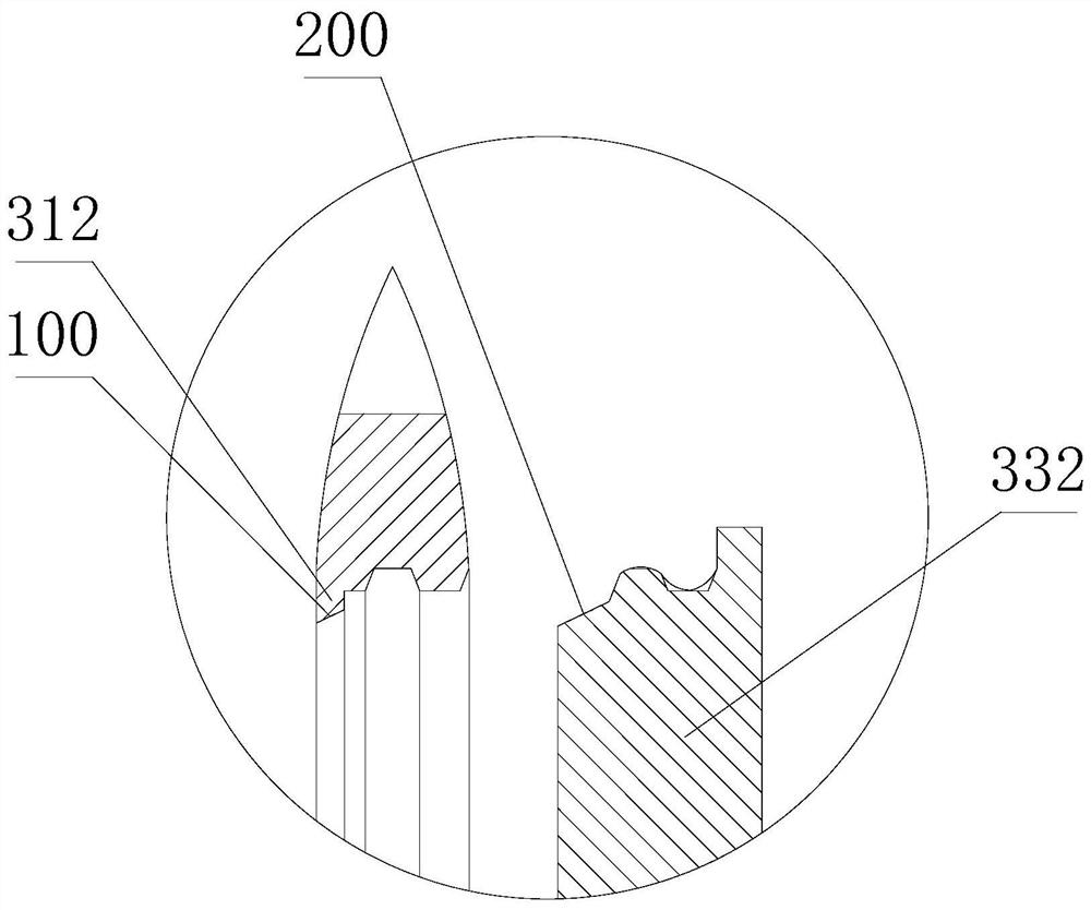 Direct-connection type intestinal juice back-conveying device