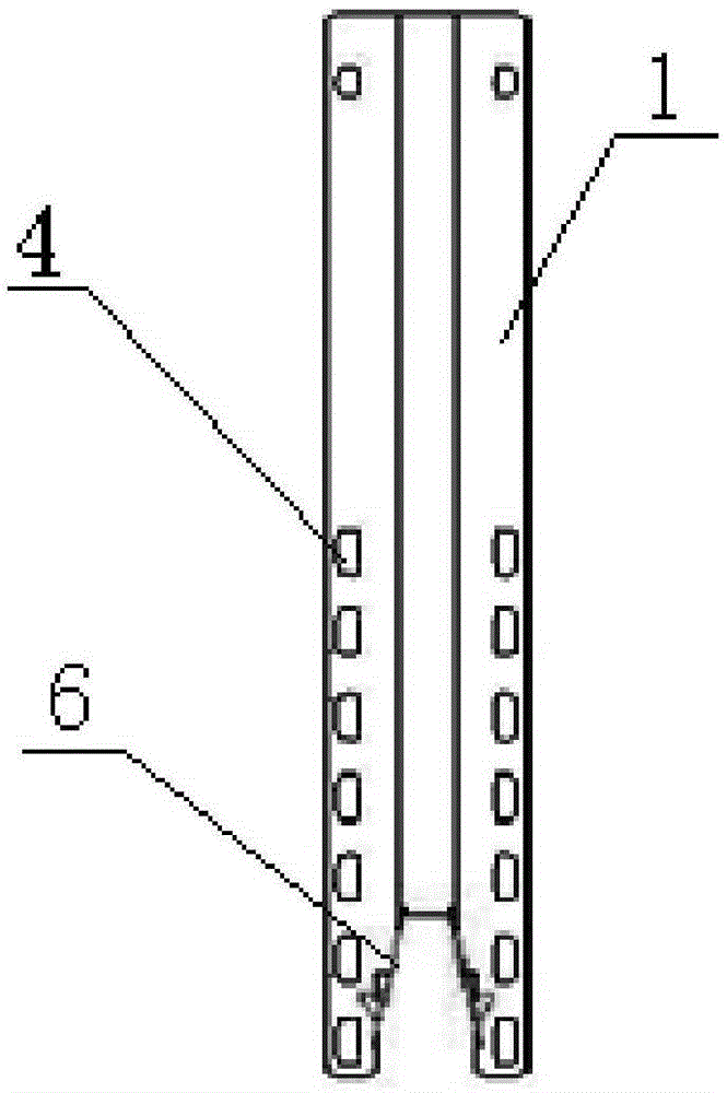 Internal decorative cover installation structure and kitchen ventilator