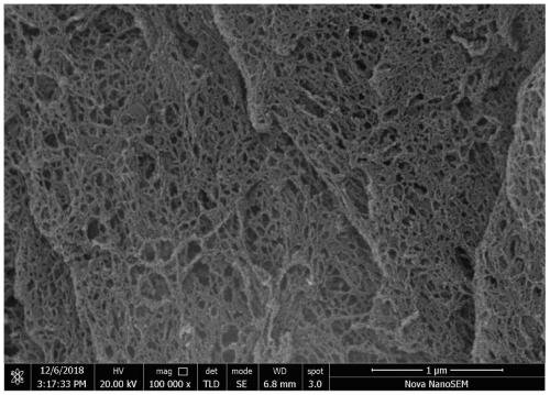 Preparation method of a network-like carbon-supported iron-based compound material and its application in lithium-sulfur batteries