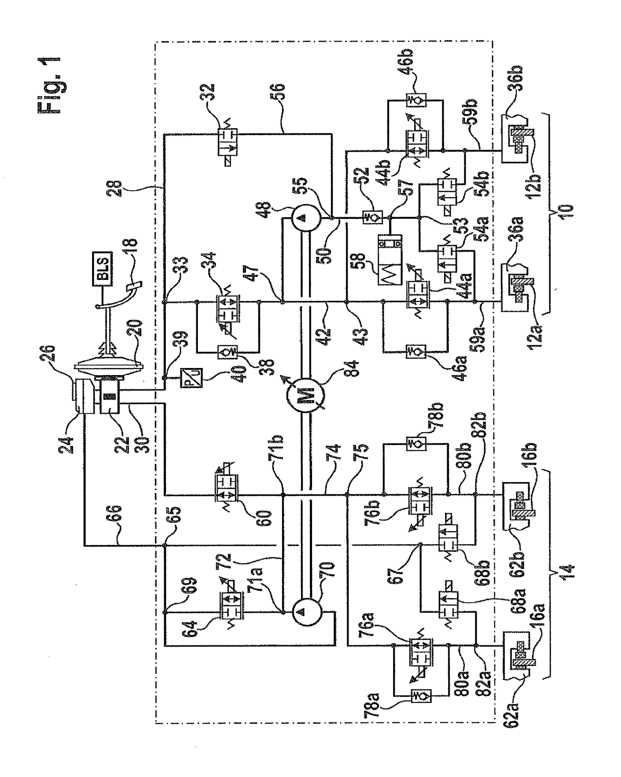 Brake system and method for controlling a brake system