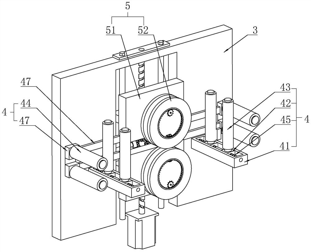 Automatic cable metering and code-spraying production line