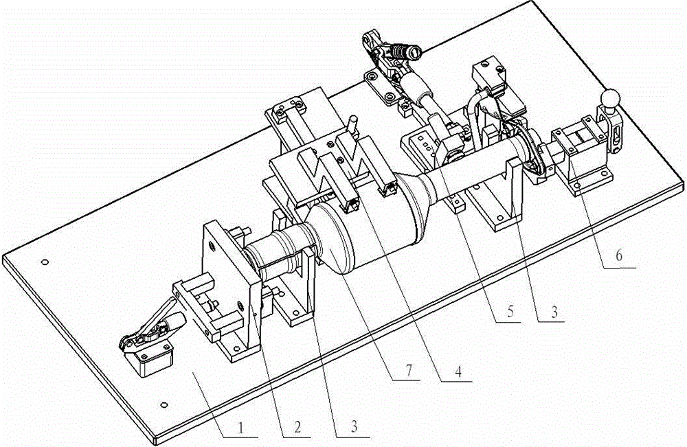 Inspection device for three-way catalyst assembly of automobile