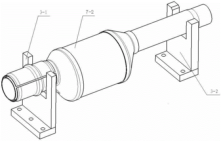 Inspection device for three-way catalyst assembly of automobile