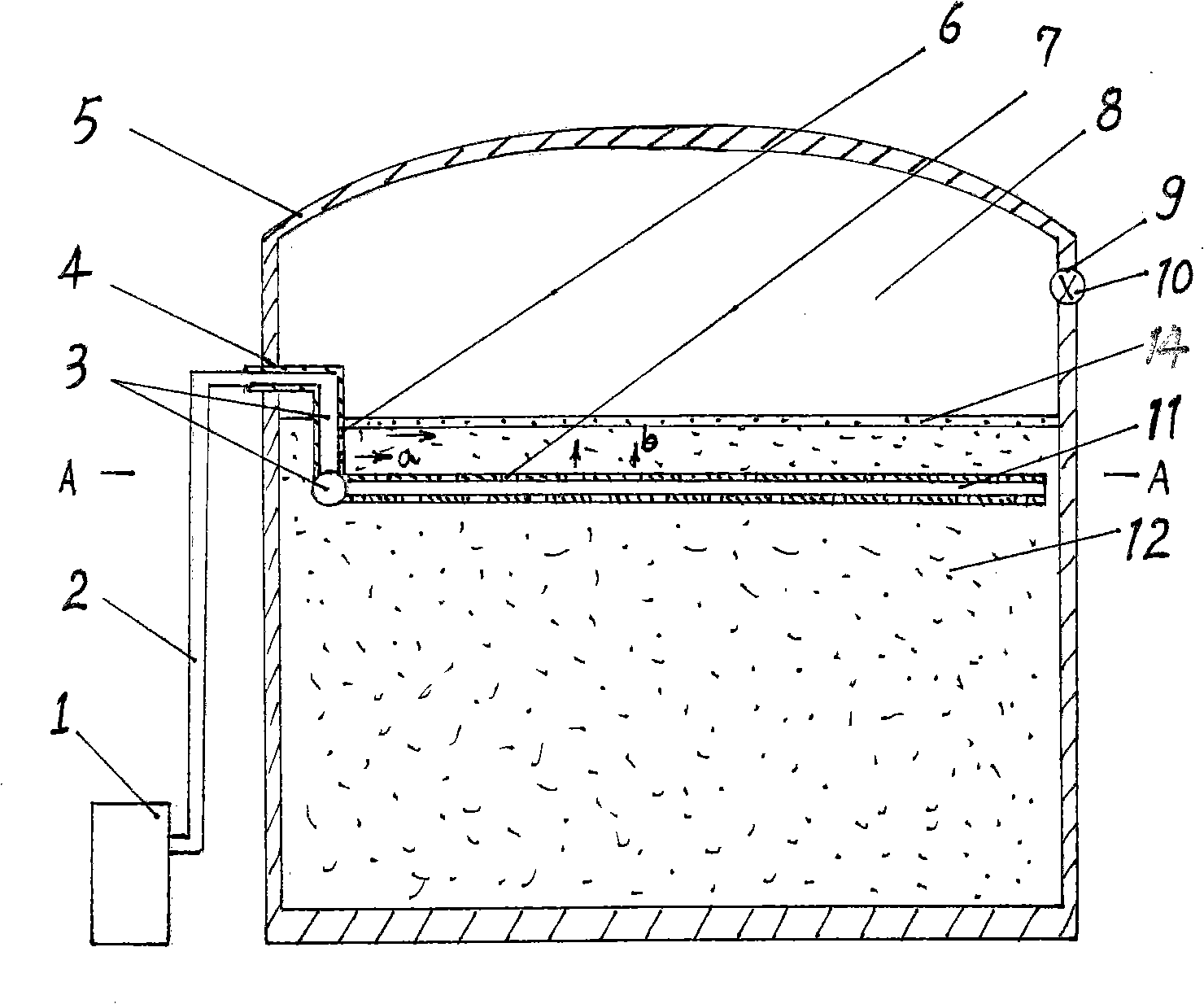 Method for storing grains in storehouse with controlled temperature and device thereof