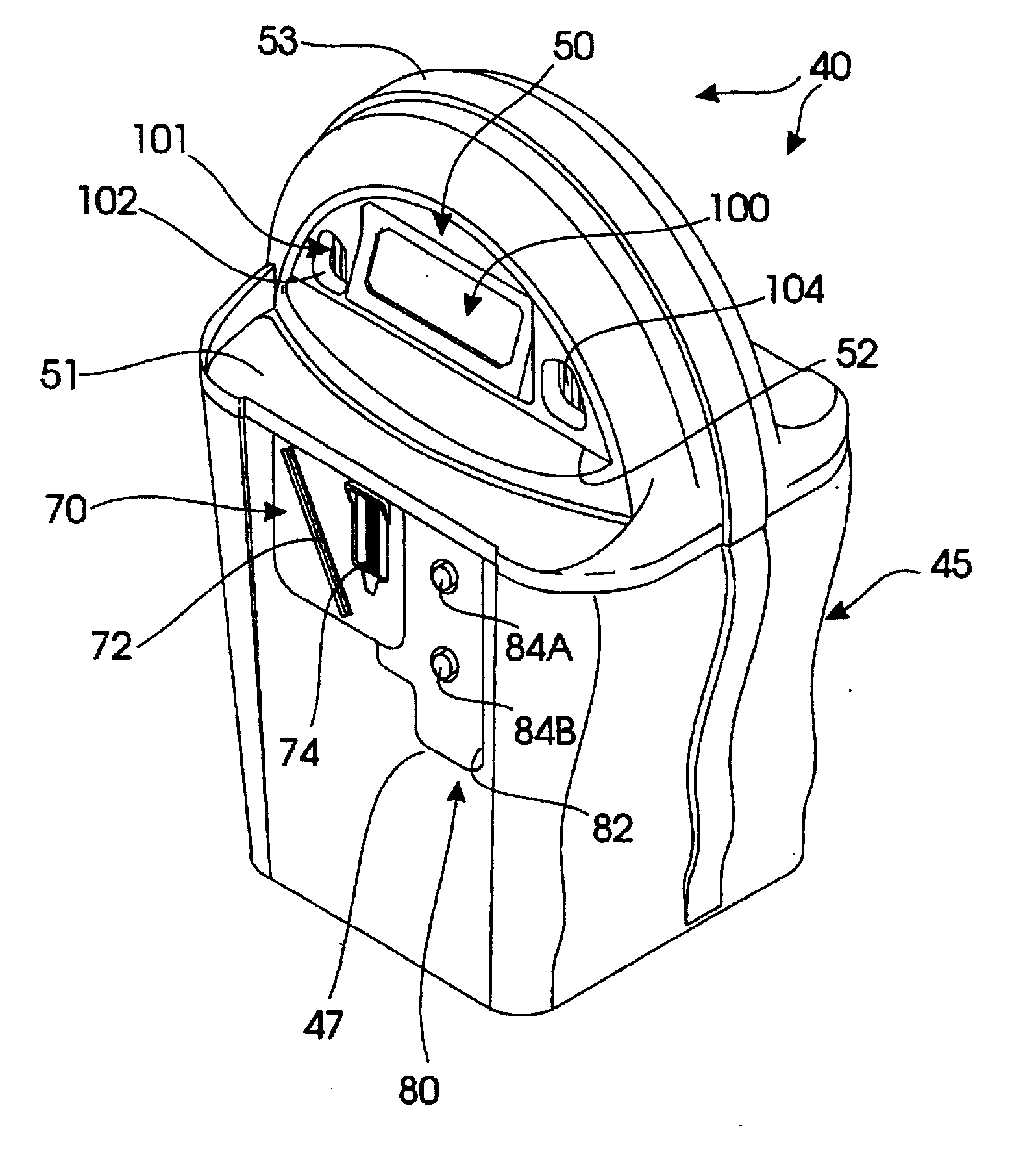 Low-power multi-bay parking meter