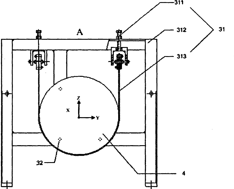 Large-sized optical flat interferometry device and method