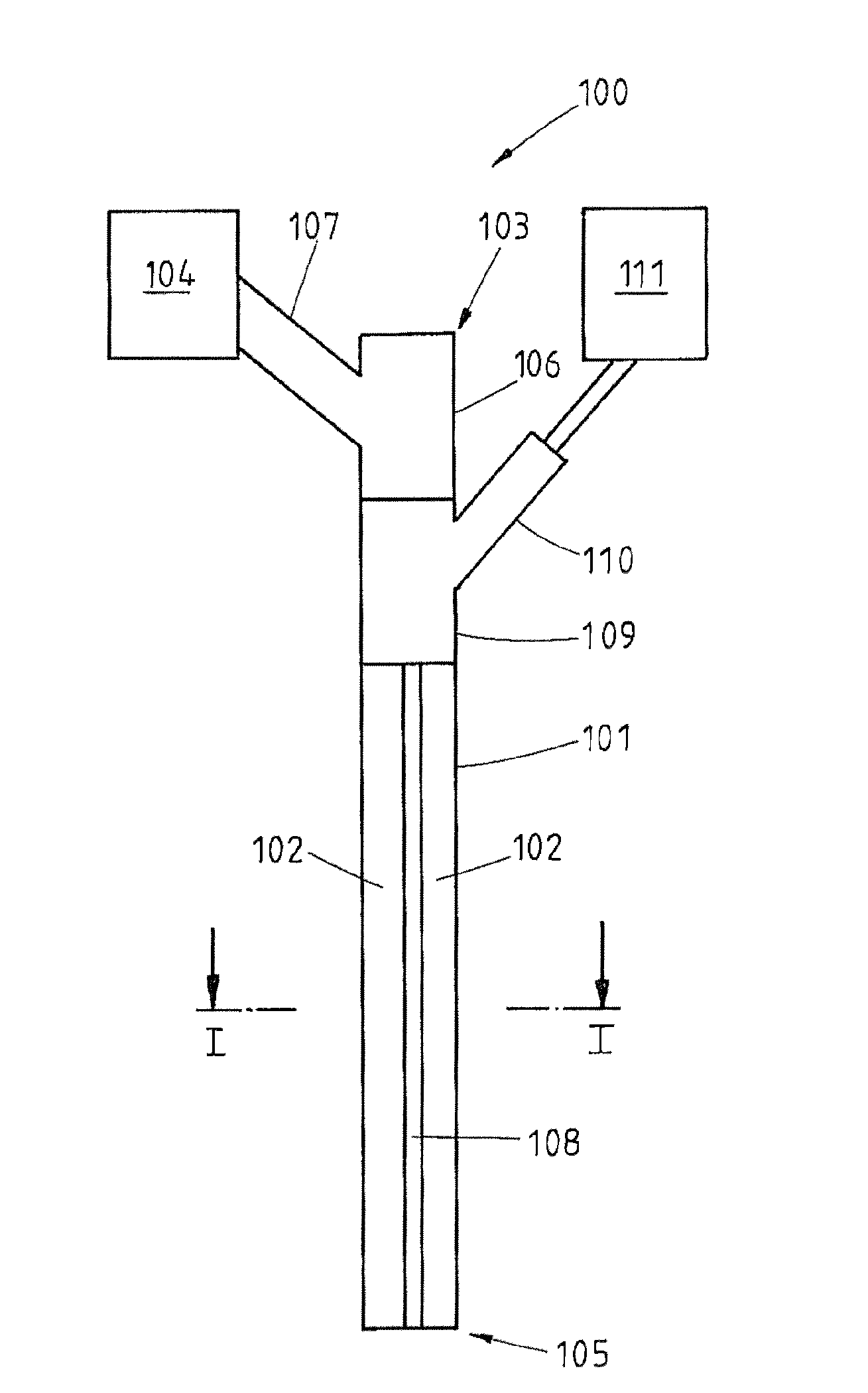 Gastric tube and a method for introducing a gastric tube