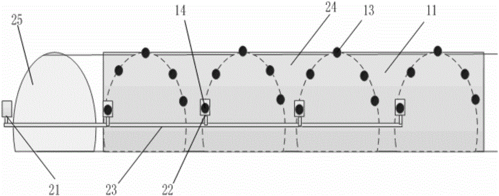 Self-calibration type measuring device and method for vertical displacement or deformation of large structure