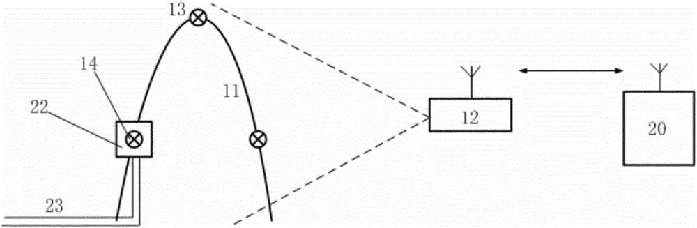 Self-calibration type measuring device and method for vertical displacement or deformation of large structure