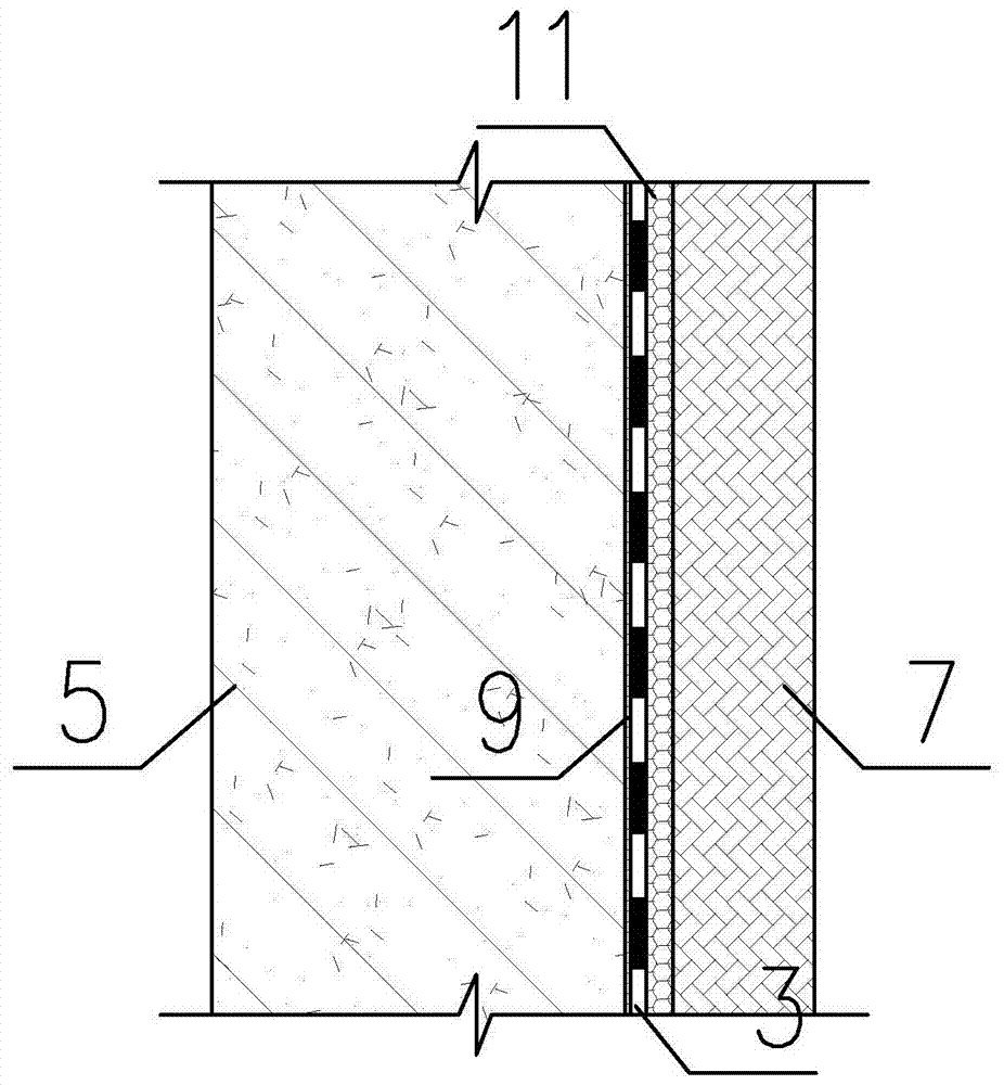 Comprehensive protective system for open-cut subway station under strongly corrosive environment and construction method for comprehensive protective system