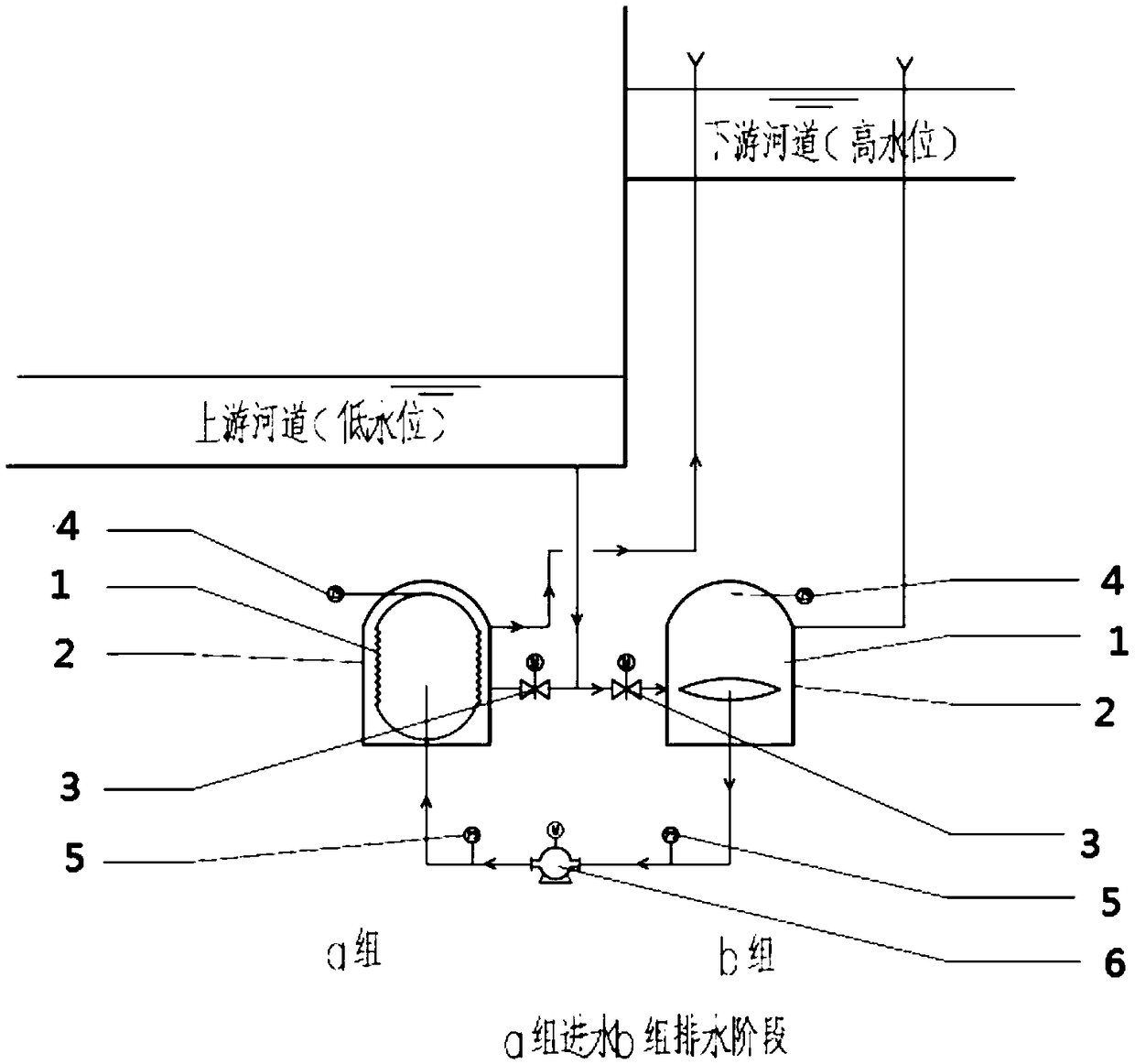 A water bladder type water body dynamic ecological lifting device and its application