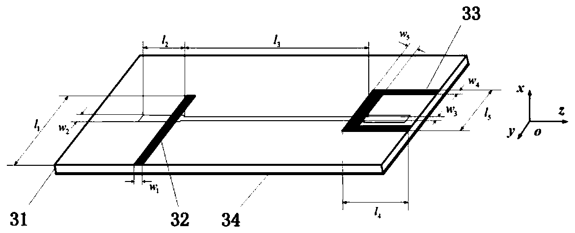 Dual-polarized slotted waveguide antenna based on stepped four-ridge transition