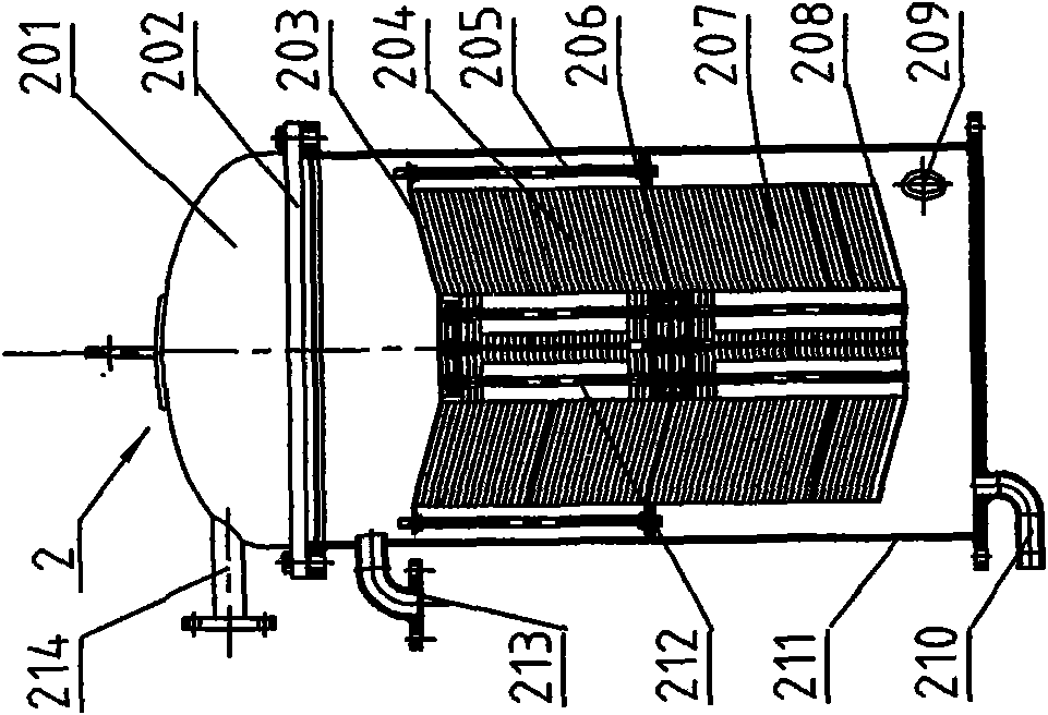 Method for separating and processing marine oily water and processing device thereof