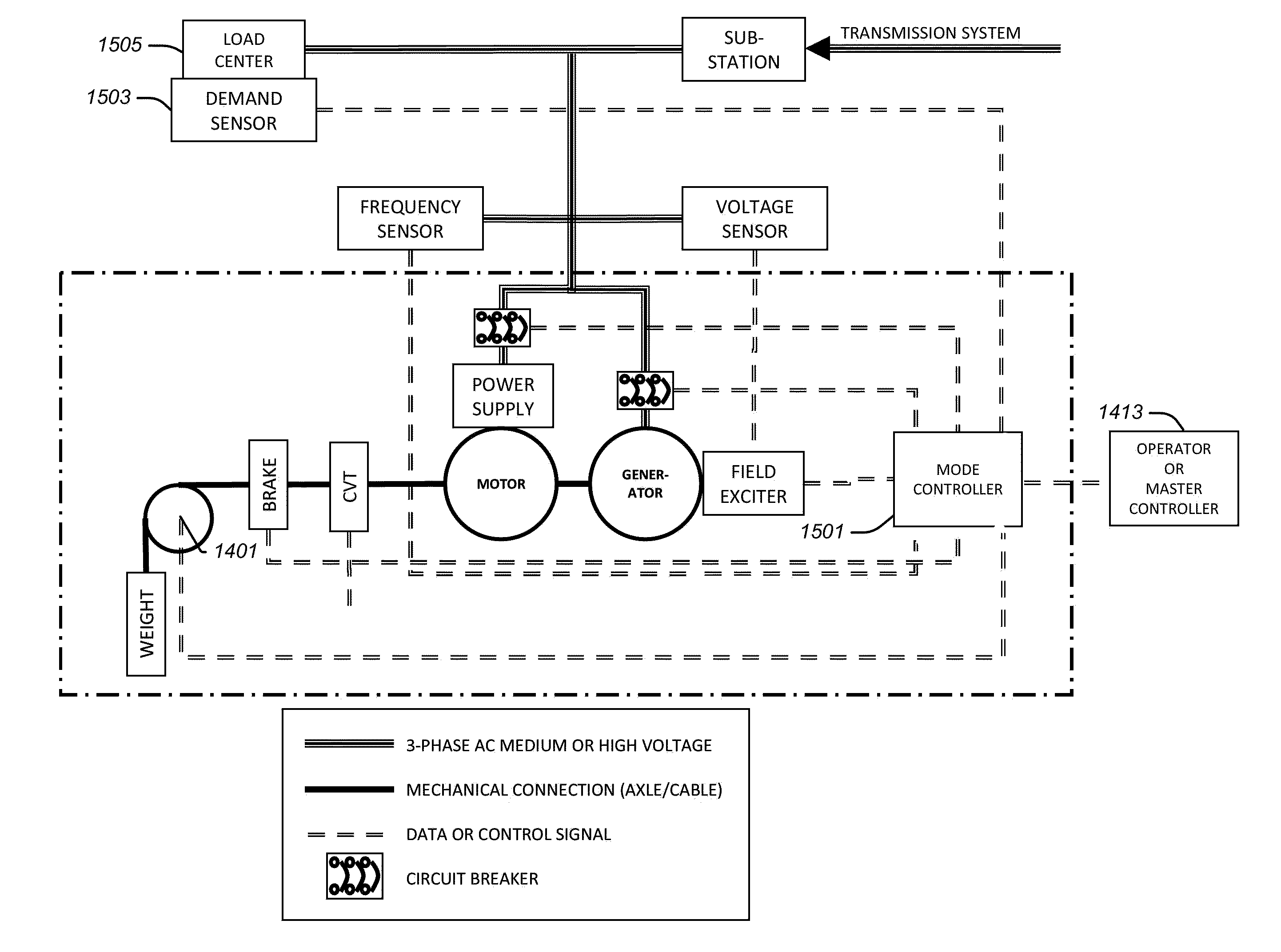 Spaced-apart cable modules in wellbore energy storage and retrieval