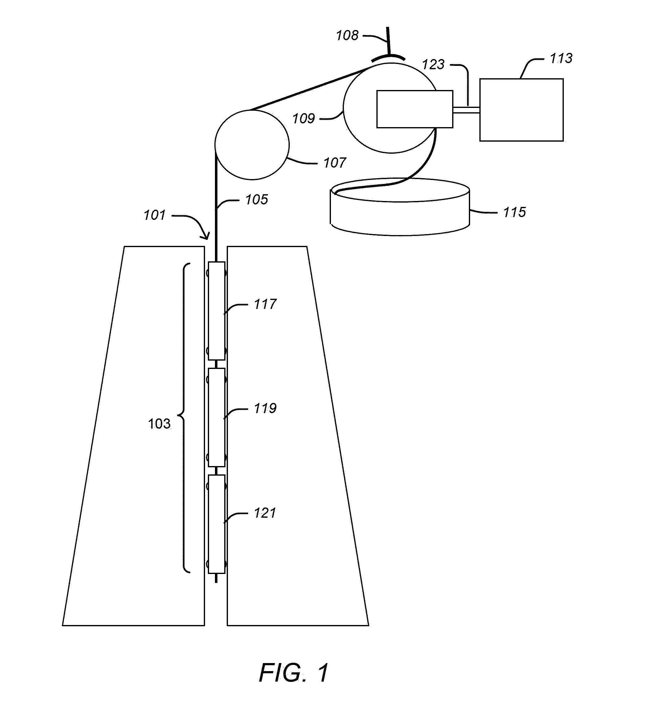 Spaced-apart cable modules in wellbore energy storage and retrieval