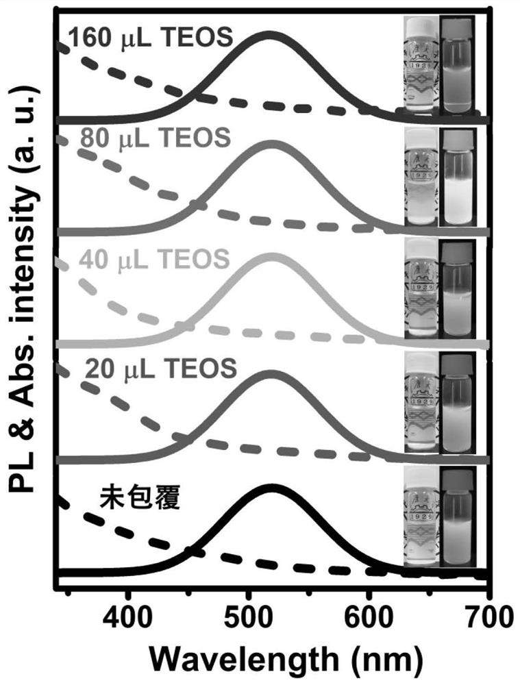 Silicon oxide single-coated cesium-copper-chlorine quantum dot, and preparation method and application thereof