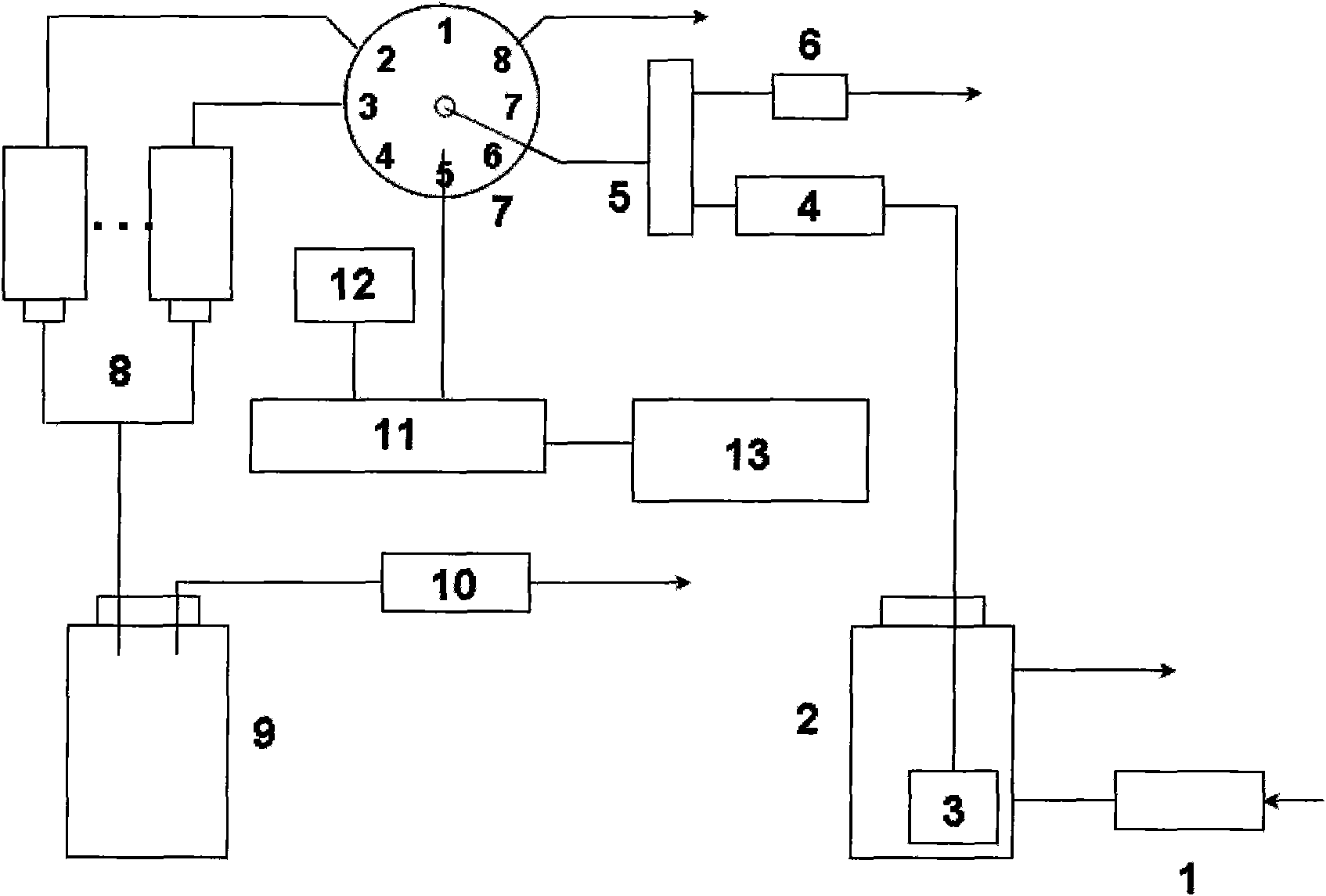 Sailing multi-channel membrane filtration suspended particle sampling system