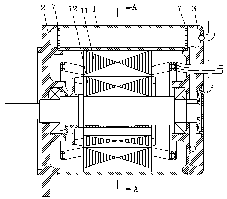 Drive motor used for electric vehicle