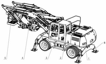 A stable clamping arch installation machine