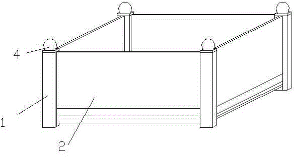 Splicing type plastic and wood flower box