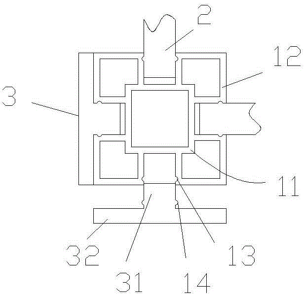 Splicing type plastic and wood flower box