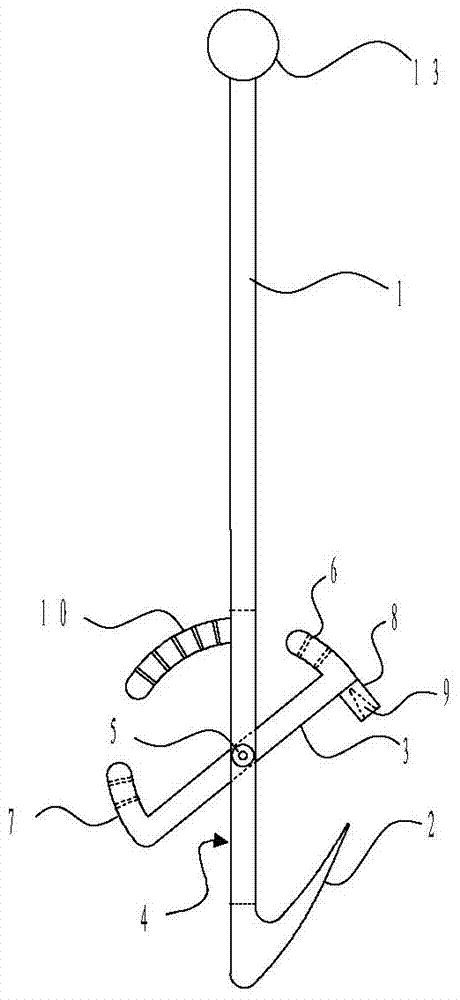 Drag hook for mastectomy