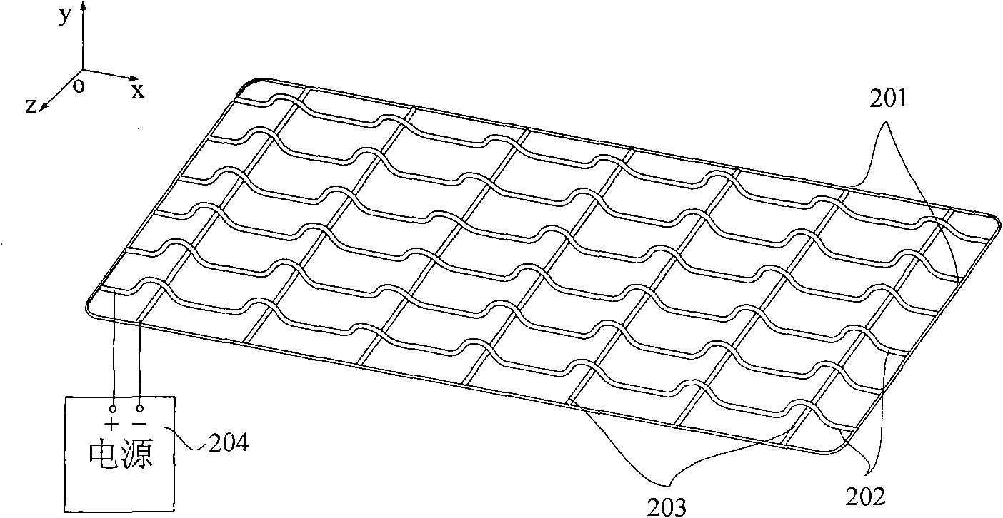 Ionic wind radiating device