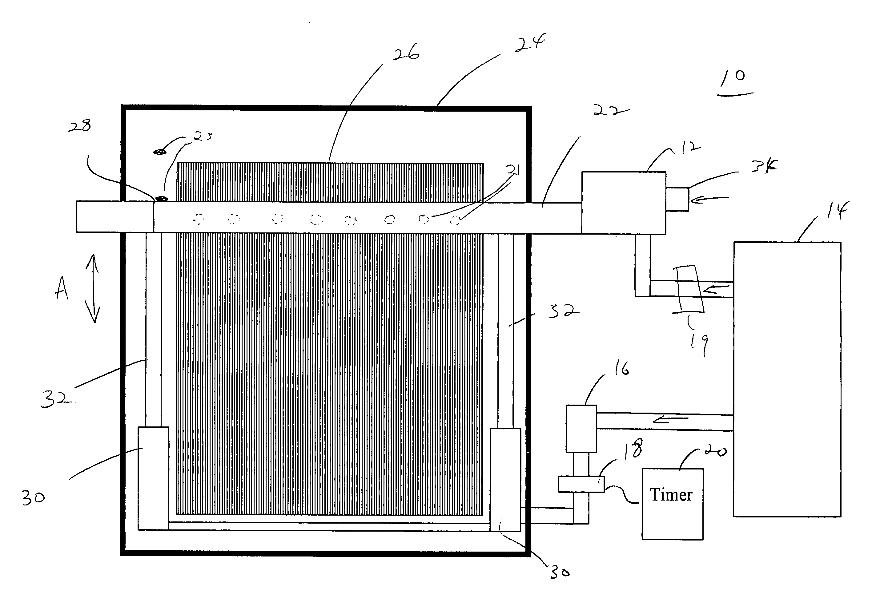 Heat exchange coil cleaning apparatus