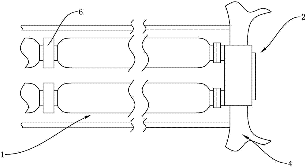 Device capable of realizing water delivery through soft covered channel changed from open channel