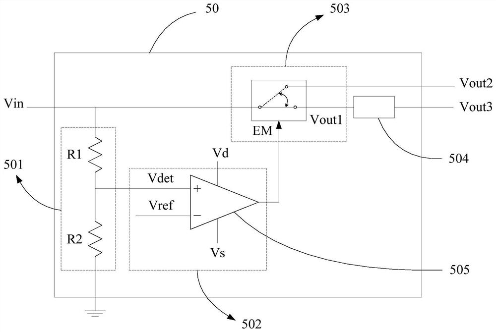 Voltage detection circuit, display device and display driving method thereof